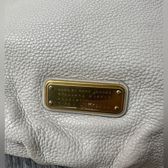 Marc by Marc Jacobs Classic Q Hillier Hobo White Workwear Handbag Purse Two Way - Picture 11 of 17